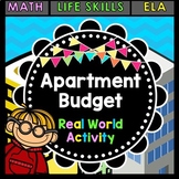 Life Skills - Reading - Math - Apartment Budget - Shopping