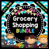 Life Skills - Grocery Shopping - Reading - Writing - Math BUNDLE