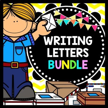 Preview of Life Skills Reading + Writing: Addressing Envelopes - Friendly Letter - BUNDLE