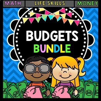 Preview of Life Skills Reading and Math: BUDGETS Bundle
