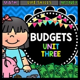 Life Skills Reading and Math: Budget GAME BOARDS, Unit 3