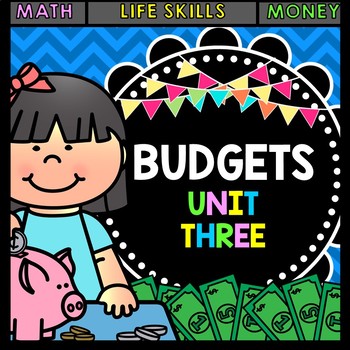 Preview of Life Skills Reading and Math: Budget GAME BOARDS, Unit 3