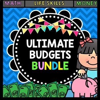 Preview of Life Skills Reading and Math: ULTIMATE BUDGETS BUNDLE