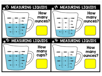 Life Skills - Real World Math - Liquid Measuring Cups - Recipes - Cooking
