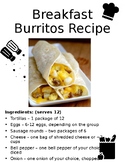 Life Skills Recipe: Breakfast Burrito