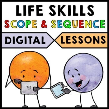Preview of Life Skills - Scope and Sequence - DIGITAL - Pacing Guide - FREEBIE - SPED