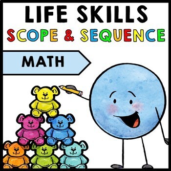 Preview of Life Skills - Scope and Sequence - Pacing Guide - FREEBIE - Math