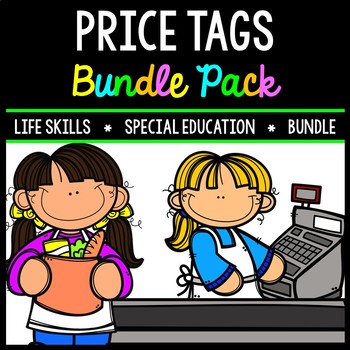 Preview of Life Skills - Shopping - Money - Budget - Store Price Tags | Special Education |