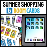 Life Skills - Shopping - Summer - Task Cards - Special Edu