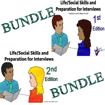 Preview of Life Skills / Social Skills for Interviews BUNDLE