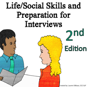 Preview of Life Skills/Social Skills for Interviews SECOND Edition
