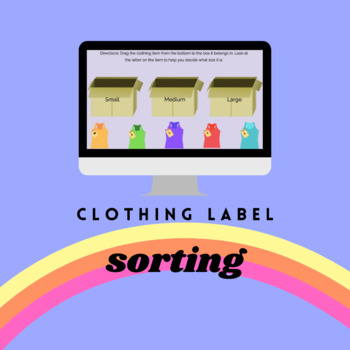 Preview of Life Skills - Sorting Clothing Labels