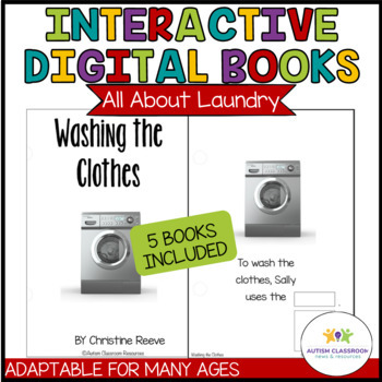 Preview of Life Skills Special Education Activities - Digital Reading Lessons with Laundry