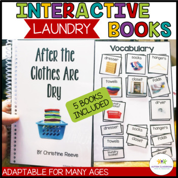 Preview of Life Skills Special Education Activities - Reading Lessons With Laundry 