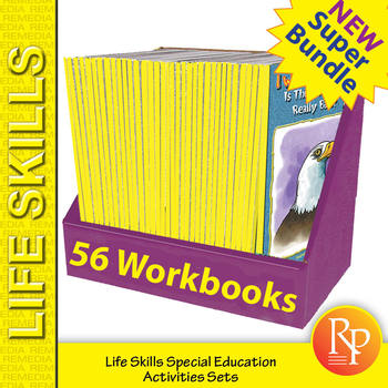 Preview of Life Skills Special Education Activities SUPER BUNDLE  Money - Budget - Shopping