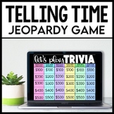 Life Skills TIME: Telling Time JEOPARDY Game