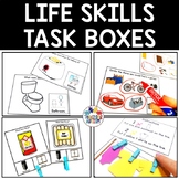 Life Skills Task Boxes for Special Education | Special Edu