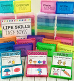 Life Skills Task Boxes - 16 Task Card Boxes