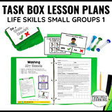 Life Skills Task Boxes and Editable Lesson Plans for Speci