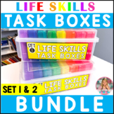 7 Special Education Task Box Ideas - Chalkboard Superhero