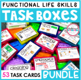 Functional Life Skills Task Boxes {special education} 53 task boxes