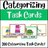 Life Skills Task Cards: Categorizing