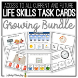 Life Skills Task Cards GROWING BUNDLE