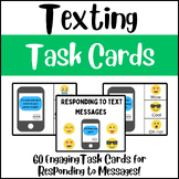 Life Skills Task Cards: Responding to Text Messages