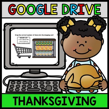 Preview of Life Skills Thanksgiving Grocery Shopping - GOOGLE DRIVE - Special Education