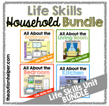 Preview of Life Skills Unit BUNDLE {Household Edition}