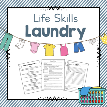 Preview of Laundry and Clothing Care Unit | Laundry Lesson Plans | Life Skills Unit
