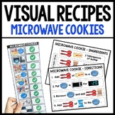 Life Skills Visual Recipe and Task Analysis - Microwave Cookie