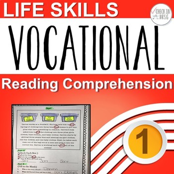 Preview of Life Skills Vocational Reading Comprehension
