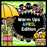 Life Skills Warm Up - Homework - APRIL - Earth Day - Speci