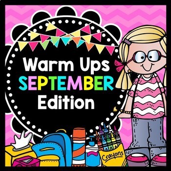 Preview of Life Skills Warm Up - Homework - September - Back to School