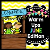 Life Skills Warm Up - Homework - Summer - Special Educatio