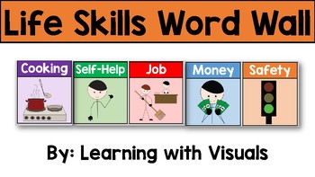 Preview of Life Skills Word Wall