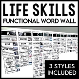 Life Skills Word Wall Bulletin Board - Classroom Decor - S