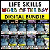 Life Skills - Word of the Day - Vocabulary - GOOGLE BUNDLE