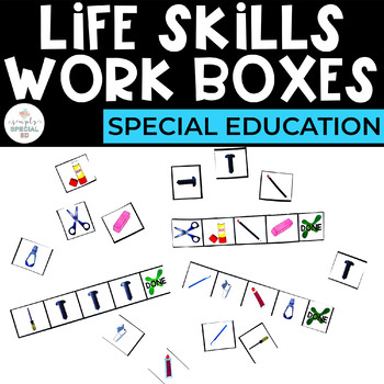 Preview of Life Skills Task Boxes