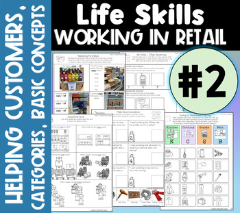 Preview of Life Skills: Working In Retail PART 2 - Helping Customers, Concepts, Categories