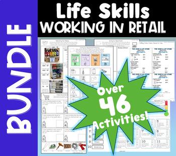 Preview of Life Skills: Working in Retail BUNDLE for Speech Therapy & Special Education