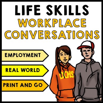 Preview of Life Skills - Workplace Social Skills - Communication - Vocational - Transition
