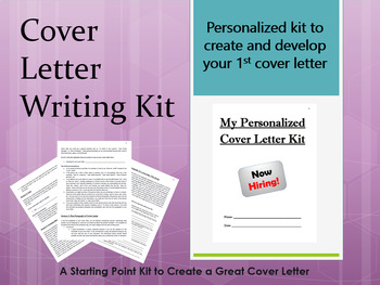Life Skills - Writing a Cover Letter Kit by Pedro Derek Gonzalez