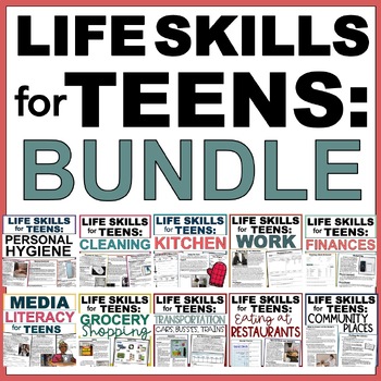 Preview of Life Skills for Teens Bundle