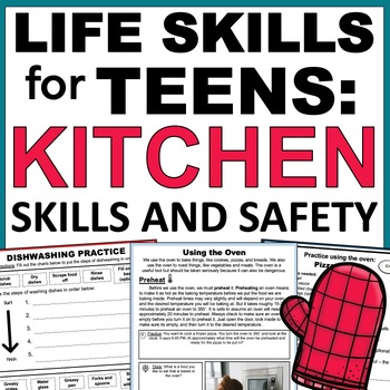 Preview of Life Skills for Teens: Kitchen Skills and Safety