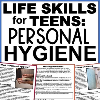 Preview of Life Skills for Teens: Personal Hygiene