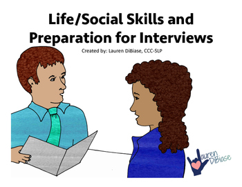 Preview of Life Skills/Social Skills for Interviews