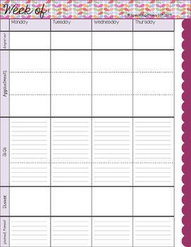 Life & Therapy Planner for SLPs: Color Version by Speaking Freely SLP