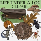 Life Under a Log (Microhabitat Clip Art)